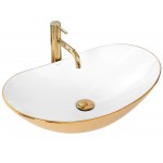 Накладной умывальник Rea Royal White/Gold Накладной умывальник Rea Royal White/Gold